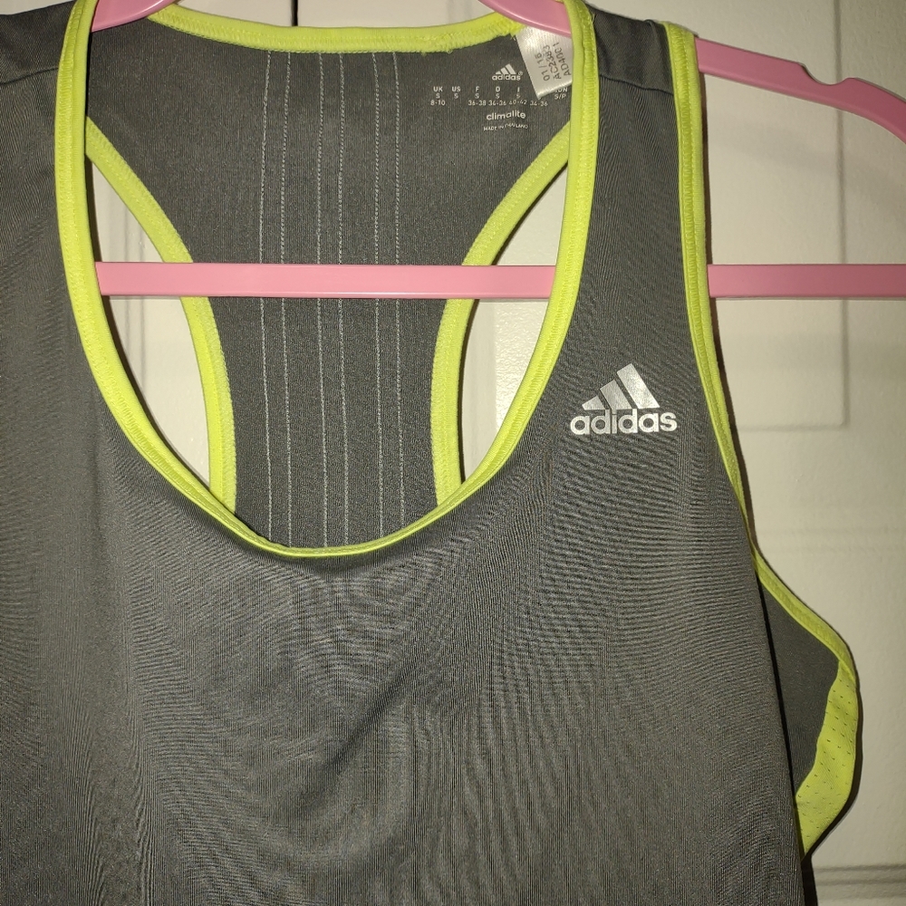Adidas Athletic Tank Racer-Back Top Small - Picture 3 of 3